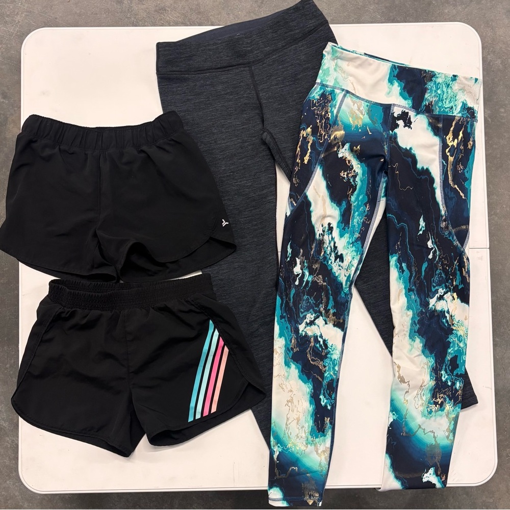 Girls 14/16 activewear lot/bundle Old Navy Active & Athleta girl leggings shorts